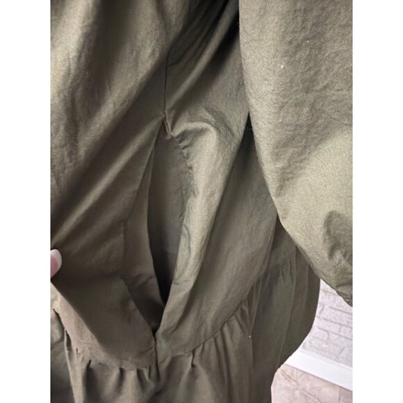 A New Day Women’s Olive Green Puff Sleeve Mini Dress Size M - Picture 7 of 12